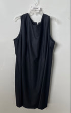 Load image into Gallery viewer, Calvin Klein Womens Black Sleeveless Crew Neck Back Zip Sheath Dress Size 20W