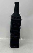 Load image into Gallery viewer, Black Glass Aztec Pattern Decorative Container Figure Bottle Collectible