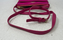 Load image into Gallery viewer, Kate Spade New York Womens Fuchsia Adjustable Strap Zip Top Lined Crossbody Bag
