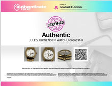 Load image into Gallery viewer, Authentic Jules Jurgensen Women's Gold-Tone Watch