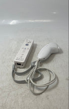 Load image into Gallery viewer, Nintendo Wii White Motion 2-In-1 Remote Controller And Nunchuck Not Tested