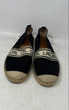 Load image into Gallery viewer, Lauren Ralph Lauren Womens Caylee Black Beige Slip-On Espadrille Flats Size 10 B