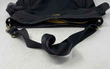 Load image into Gallery viewer, Sapsucker Womens Black Nylon Outer Zip Pockets Single Strap Shoulder Bag