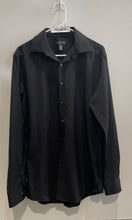 Load image into Gallery viewer, Alfani Mens Black Long Sleeve Slim Fit Collared Dress Shirt Size 15-15 1/2