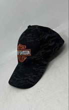 Load image into Gallery viewer, Harley-Davidson Mens Orange And Black Enflame Bar & Shield Baseball Cap Size L