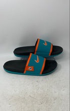 Load image into Gallery viewer, Nike Mens Off-Court Orange Green Slip-On Open Toe Slide Sandals Size 11