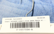 Load image into Gallery viewer, Armani Exchange Womens Blue Denim 5 Pocket Design Straight Jeans Pants Size 0R