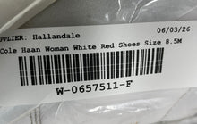 Load image into Gallery viewer, Cole Haan Womens GrandPro Rally Court W17739 White Red Sneaker Shoes Size 8.5B