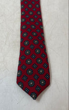 Load image into Gallery viewer, Bert Pulitzer Mens Red Floral Print Classic Adjustable Long Formal Designer Tie