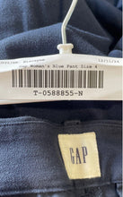 Load image into Gallery viewer, Gap Womens Blue Flat Front Skinny Leg Ankle Pants Size 4R