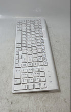 Load image into Gallery viewer, Topmate Model KM9000 White Ultra-Slim Portable Wireless Keyboard Untested