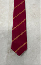 Load image into Gallery viewer, Hugo Boss Mens Pink Yellow Striped Silk Adjustable Long Formal Designer Tie