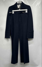 Load image into Gallery viewer, Vertigo Paris Womens Navy Blue 2-Piece Suit Set Size Blazer Medium Pants 6