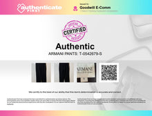 Load image into Gallery viewer, Authentic Armani Collezioni Womens Black Straight Leg Trouser Pants Size 8