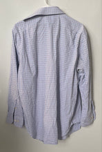 Load image into Gallery viewer, Polo Ralph Lauren Mens White Light Blue Collared Long Sleeve Dress Shirt Size 16