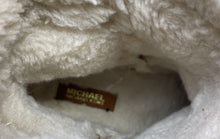 Load image into Gallery viewer, Michael Kors Womens Sandy Brown White Leather Round Toe Ankle Winter Boots Sz 8M