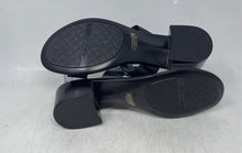 Load image into Gallery viewer, Italian Shoemakers Womens Jemina Black Slip-On Block Heel Strappy Sandals Sz 10