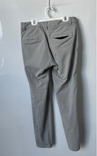 Load image into Gallery viewer, Lululemon Unisex Adults Gray Flat Front Slash Pockets Chino Pants Size 28