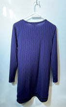 Load image into Gallery viewer, Michael Kors Womens Purple Long Sleeve Shift Dress Size Medium