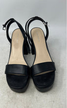 Load image into Gallery viewer, Marc Fisher Womens Black Adjustable Strap Block Heel Platform Sandals Size 11 M