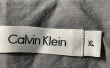 Load image into Gallery viewer, Calvin Klein Mens Gray Cotton Dual Pockets Collared Button-Up Shirt Size XL