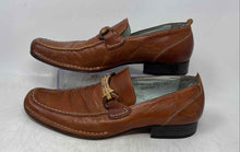 Load image into Gallery viewer, Kenneth Cole Mens Brown Leather Square Toe Slip-On Loafers Shoes Size 9.5