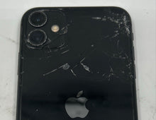 Load image into Gallery viewer, Apple iPhone 11 Black Smartphone Cracked Screen And Back Powers On For Parts