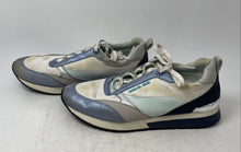 Load image into Gallery viewer, Michael Kors Mens Silver White Blue Lace-Up Sneakers Shoes Size 10M