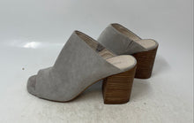 Load image into Gallery viewer, Kenneth Cole Womens Karolina Gray Open-Toe Slip-On Block Mule Heels Size 6