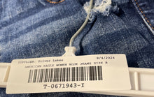 Load image into Gallery viewer, American Eagle Womens Blue Denim Pockets Skinny Leg Jeans Size 8