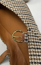 Load image into Gallery viewer, Lucky Brand Womens Calba Brown Black Houndstooth Flat Mary Jane Shoes Size 7 M