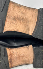 Load image into Gallery viewer, Elizabeth And James Womens Black Leather Back-Zip Ankle Booties Size 9.5