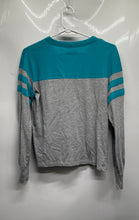 Load image into Gallery viewer, NFL Team Apparel Womens Blue Gray Miami Dolphins Football Pullover T-Shirt Sz S