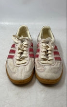 Load image into Gallery viewer, Adidas Womens Samba JS3935 Gray Beige Pink Lace-Up Low Top Running Shoes Size 8