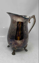 Load image into Gallery viewer, Vintage Silver Tone Side Handle Footed Collectible Coffee Or Tea Pot