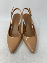 Load image into Gallery viewer, Nordstrom Rack Womens Priscilla Beige Leather Stiletto Slingback Heels Size 6.5M