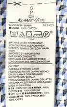 Load image into Gallery viewer, Banana Republic Mens Black Blue White Geo Cotton Long Sleeve Button-Up Shirt S