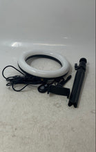 Load image into Gallery viewer, Focus Onn Model 100130493 Black Tabletop RGB Ring Light With Tripod Not Tested