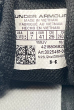 Load image into Gallery viewer, Under Armour Unisex Kick Sprint 4 Black Track Running Cleats Size M8 W9.5