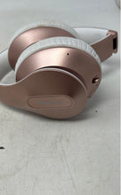 Load image into Gallery viewer, Glynzak Model WH207A Rose Gold White Wireless Over-Ear Headphones Untested