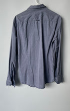 Load image into Gallery viewer, Hugo Boss Mens Gray Cotton Long Sleeve Collared Button-Up Shirt Size L