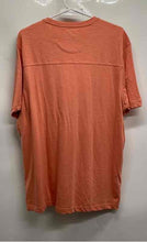 Load image into Gallery viewer, Tasso Elba Mens Orange Space Dye Cotton Short Sleeve Crew Neck T-Shirt Size L