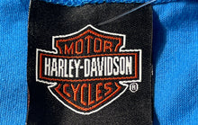 Load image into Gallery viewer, Harley-Davidson Womens Blue Cotton Sleeveless V-Neck Pullover Tank Top Size M