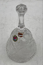Load image into Gallery viewer, Hofbauer Collection Crystal Cut Bleikristall Bird Pattern Hand Bell Collectible