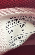 Load image into Gallery viewer, Converse Girls Chuck Taylor All Star 1V Hi A15143F Red White Sneaker Shoes Sz 9