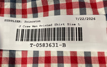 Load image into Gallery viewer, J.Crew Mens Multicolor Check Cotton Long Sleeve Collared Button-Up Shirt Size L