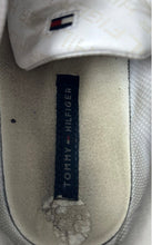 Load image into Gallery viewer, Tommy Hilfiger Womens Falcor White Blue Red Lace-Up Sneaker Shoes Size 9M