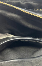 Load image into Gallery viewer, Zara Womens Black Leather Adjustable Strap Zip Top Lined Crossbody Bag
