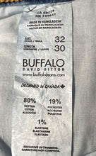 Load image into Gallery viewer, Buffalo David Bitton Mens Blue Denim Medium Wash Straight Jeans Pants Sz W32 L30