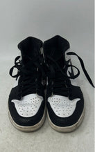 Load image into Gallery viewer, Nike Mens Air Jordan 1 555088-108 White Black Leather Sneakers Shoes Size 7